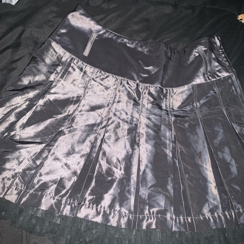 Charlotte russe metallic mini skirt super sexy